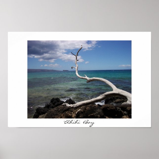 Affiches Baie d'Ahihi (Devant)