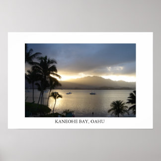 Affiches Baie de Kaneohe, Oahu
