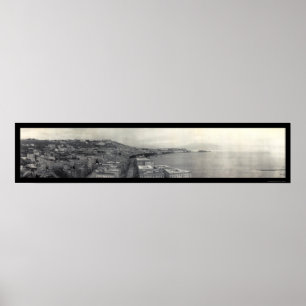 Affiches Baie de l'Italie de la photo 1909 de Naples