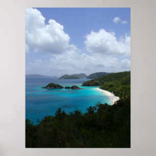 Affiches Baie de tronc, St John, USVI