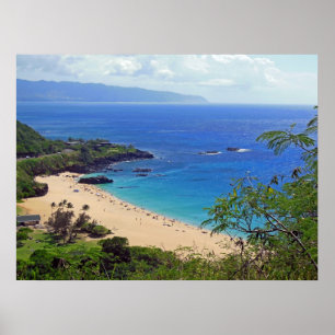 Affiches Baie de Waimea, Oahu, Hawaï