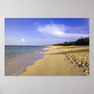 Affiches Baie Longue Long Bay Beach, St Martin,