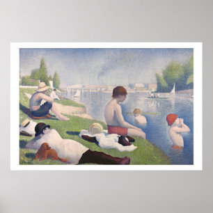 Affiches Baigneurs chez Asnières, 1884 (huile sur la toile