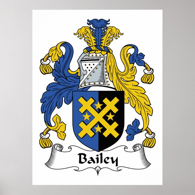 Affiches Bailey Family Crest (Devant)