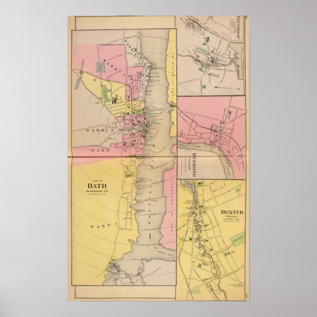 Affiches Bain, Sagadahoc Co (Devant)