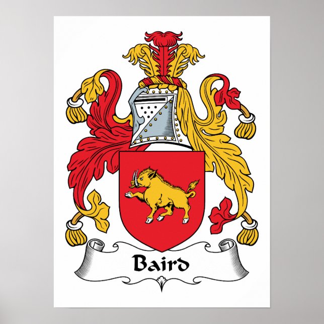 Affiches Baird Family Crest (Devant)