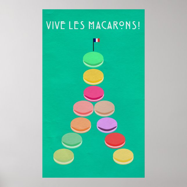 Affiches Baker's Joy Collection : Tour Eiffel Macaron (Devant)