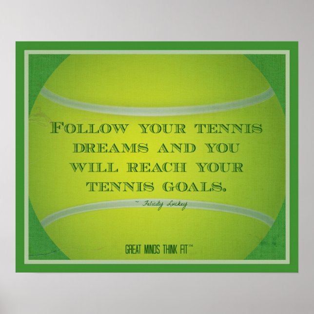 Affiches Bal de tennis et citation 018 (Devant)