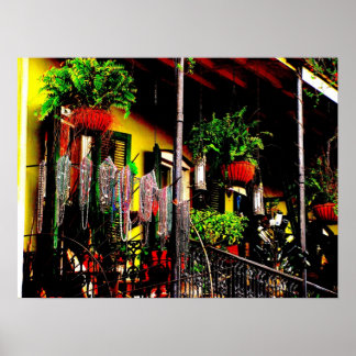 Affiches Balcon du quartier français