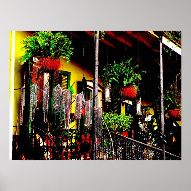 Affiches Balcon du quartier français (Devant)