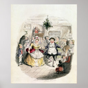 Affiches Ball de M. Fezziwig's, 'd'un Christmas Carol