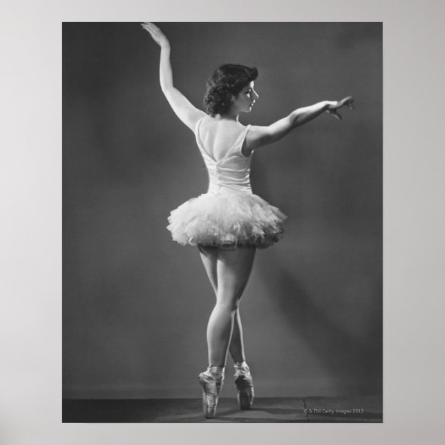 Affiches Ballerina à Tutu (Devant)