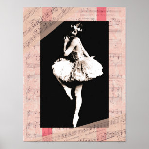 Affiches Ballerina Dancing