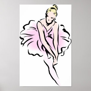 Affiches Ballerina, danseuse