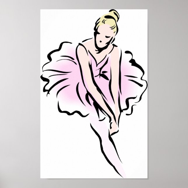 Affiches Ballerina, danseuse (Devant)