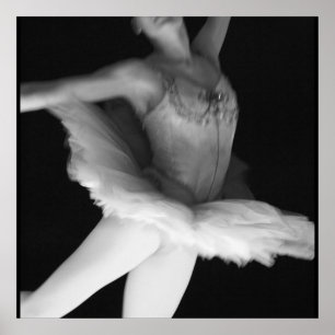 Affiches Ballet - Danse - Ballerina 9 - Noir & Blanc