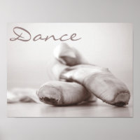 Ballet Pointe Chaussures sur le sol de danse Modèl