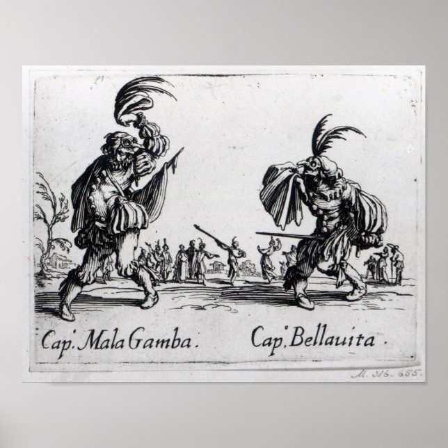 Affiches Balli de Sfessania, c.1622 (Devant)