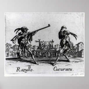 Affiches Balli de Sfessania, c.1622