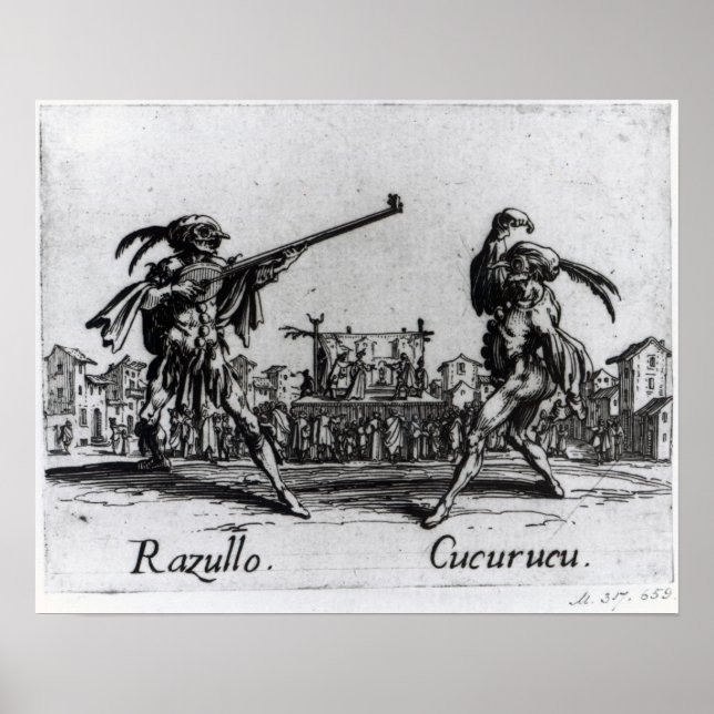 Affiches Balli de Sfessania, c.1622 (Devant)