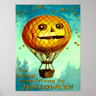 Affiches Ballon à air Jack O'Lantern