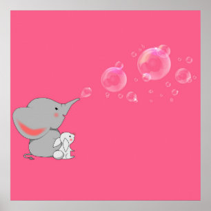 Affiches Ballons gonflants éléphants