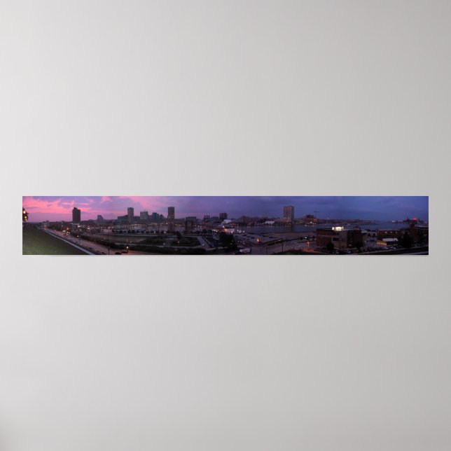 Affiches Baltimore Panorama Test (Devant)