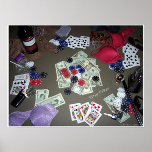 Affiches Bande Poker en couleur