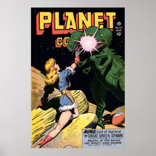 Affiches Bandes dessinées No. de planète 47