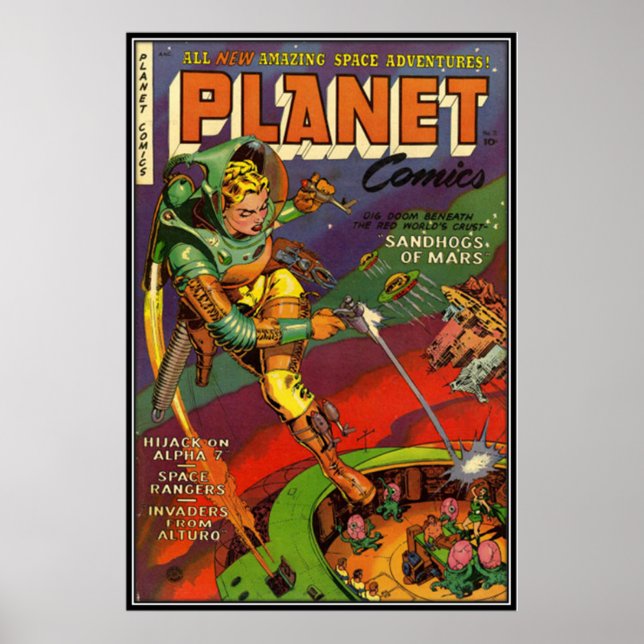 Affiches bandes dessinées vintages - (Devant)