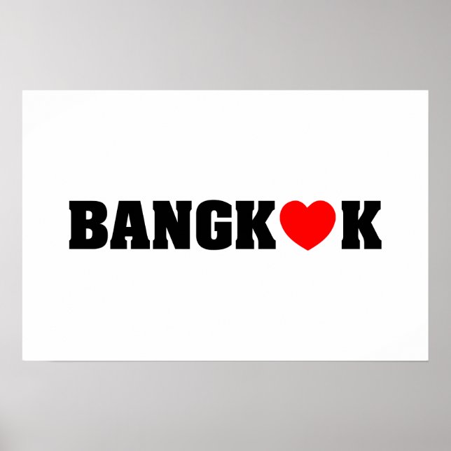 AFFICHES BANGKOK LOVE (Devant)