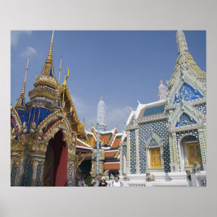Affiches Bangkok, Thaïlande. Grand Palais de Bangkok