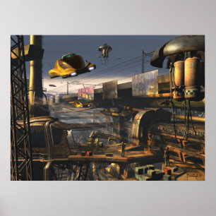 Affiches Banlieues 2100 - future copie de ville