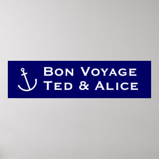 Affiches Bannière Bon Voyage