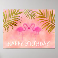 Bannière de fête tropicale de plage avec deux flam