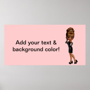 Affiches Bannière de la soirée de la Princesse Diva d'Afriq