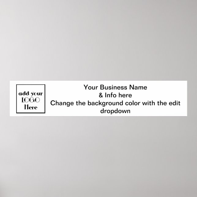 Affiches Bannière de papier d'affaires pour salon ou salon  (Devant)