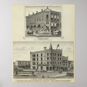 Affiches Banque de Peabody, le Kansas