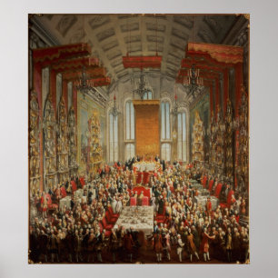 Affiches Banquet de couronnement de Joseph II à Francfort