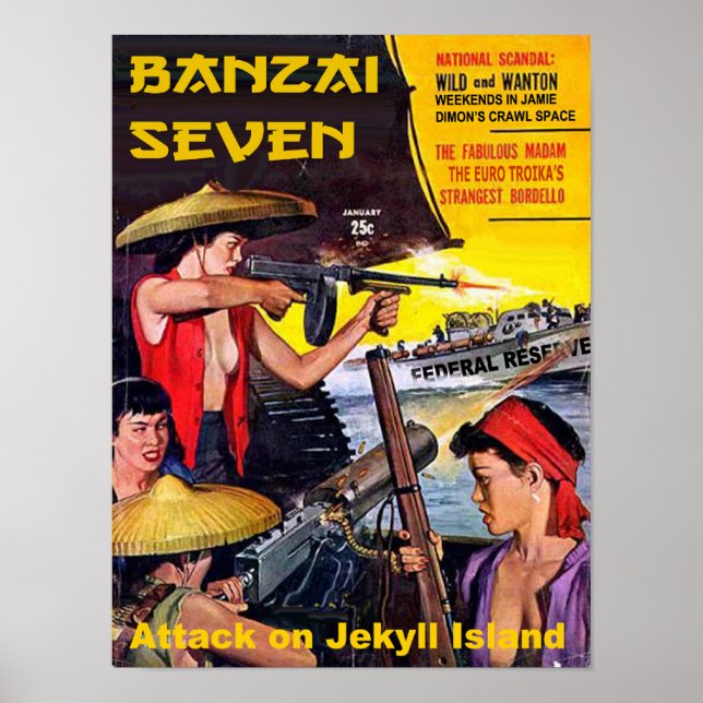 Affiches Banzai Sept - Attaque sur l'île Jekyll (Devant)