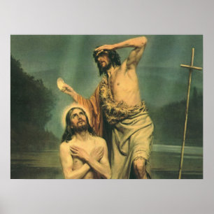 Affiches Baptême de Jésus-Christ par Jean-Baptiste