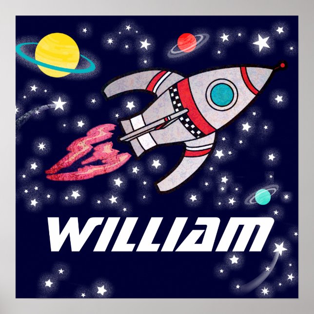 Affiches Baptiste bleu foncé (Devant)