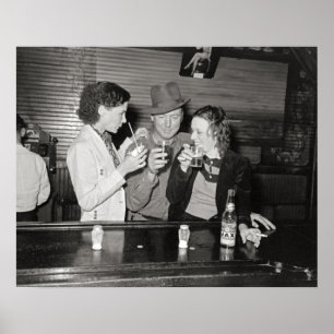 Affiches Bar de Louisiane, 1938. Photo ancienne