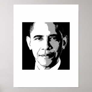 Affiches BARACK OBAMA CARRÉ PORTRAIT -.png