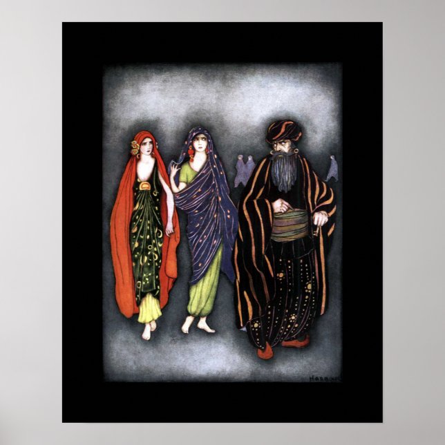 Affiches Barbe bleue ~ Contes de fées ~ Histoire du coucher (Devant)