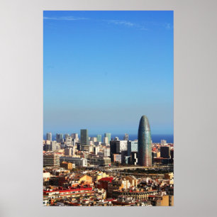 Affiches Barcelona cityscape