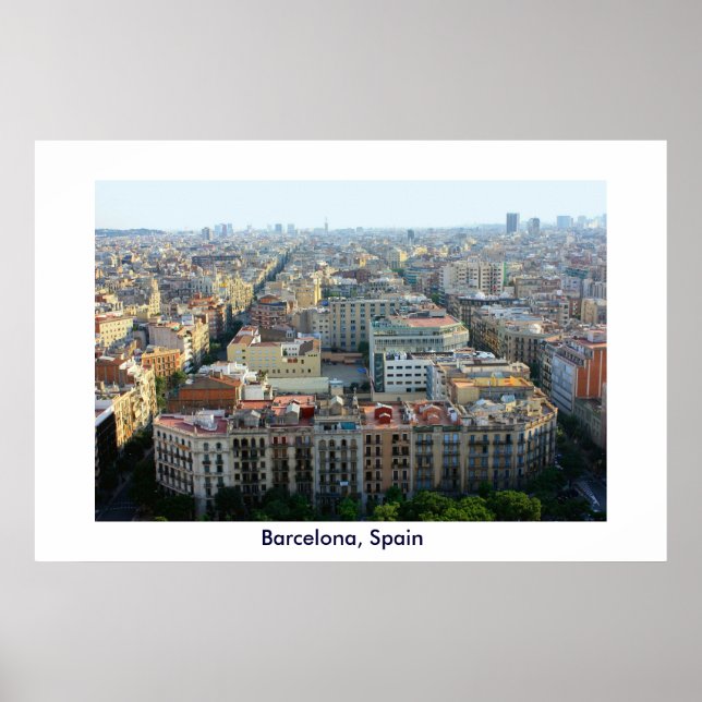 Affiches Barcelone, Espagne (Devant)