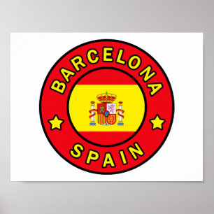 Affiches Barcelone Espagne