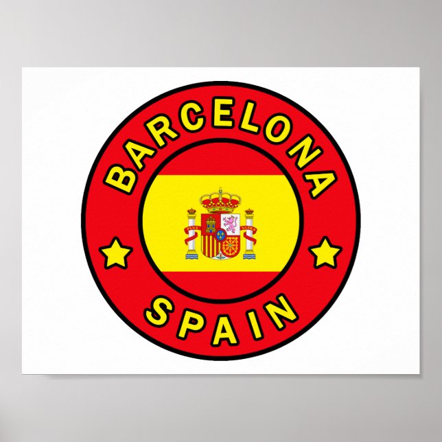 Affiches Barcelone Espagne (Devant)