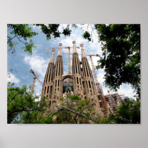 Affiches Barcelone. Sagrada Familia.